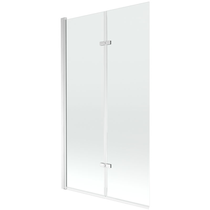 Mexen Castor paravan cadă 2-aripi 100 x 150 cm, Transparent, Crom - 892-100-002-01-00