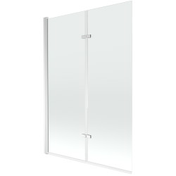 Mexen Castor paravan cadă 2-aripi 120 x 150 cm, Transparent, Crom - 892-120-002-01-00