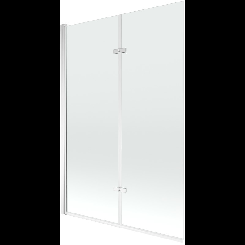 Mexen Castor paravan cadă 2-aripi 120 x 150 cm, Transparent, Crom - 892-120-002-01-00