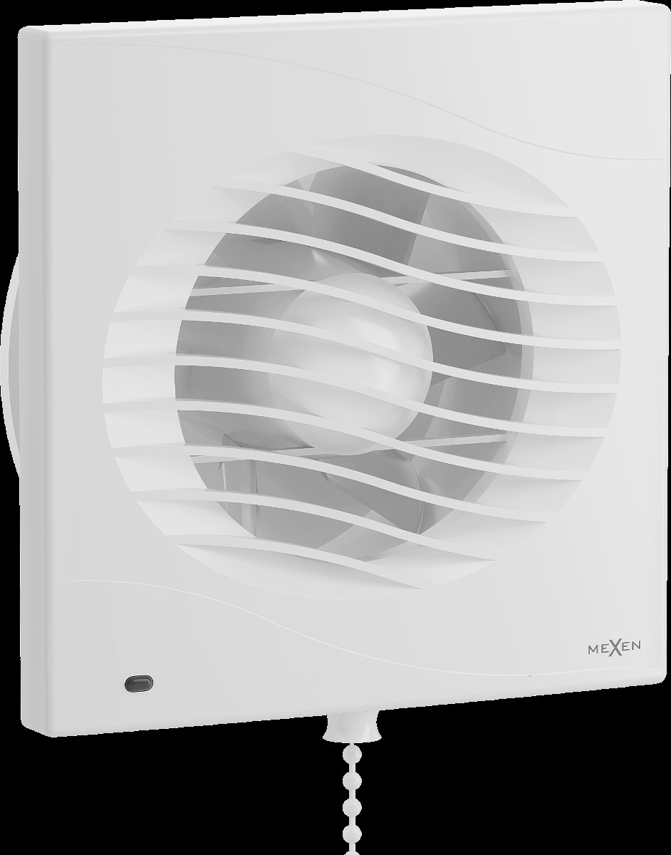 Mexen DXS 150 ventilator baie, întrerupător cu sfoară, alb - W9603-150K-00