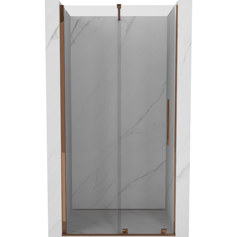 Mexen Velar ușă de duș culisantă 120 cm, transparent, Roz-auriu - 871-120-000-01-60