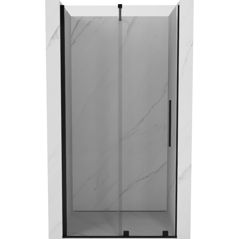 Mexen Velar ușă de duș culisantă 110 cm, transparent, neagră - 871-110-000-01-70