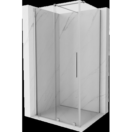 Mexen Velar cabină de duș extensibilă 90 x 120 cm, transparent, Crom - 871-090-120-01-01