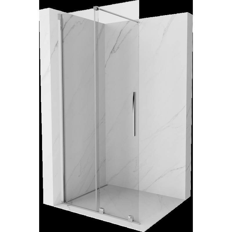 Mexen Velar panou de duș glisant Walk-in 90 x 200 cm, transparent 8 mm, crom - 871-090-000-03-01