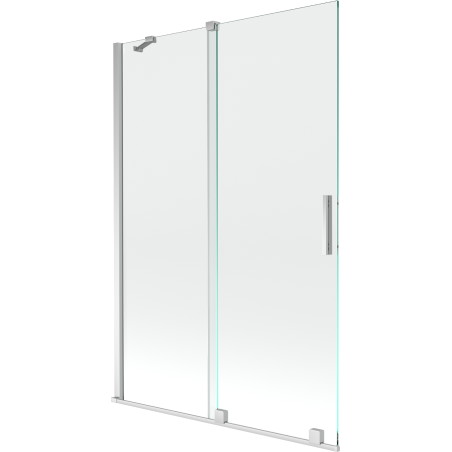 Mexen Velar paravan cadă 2-aripi culisant 120 x 150 cm, transparent, Crom - 896-120-000-01-01