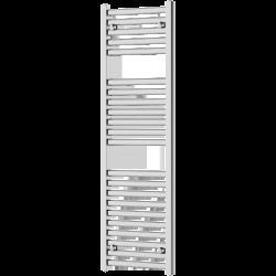 Mexen Hades radiator baie 1200 x 400 mm, 373 W, crom - W104-1200-400-00-01