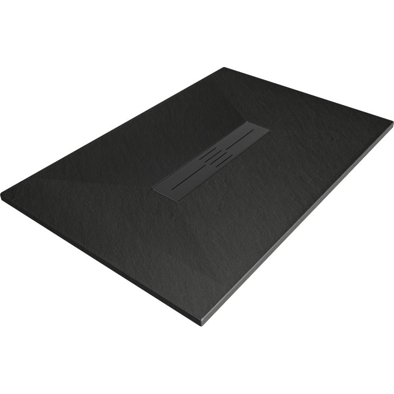 Mexen Toro cadafa rectangular SMC 120 x 90 cm, negru, capac negru - 43709012-B