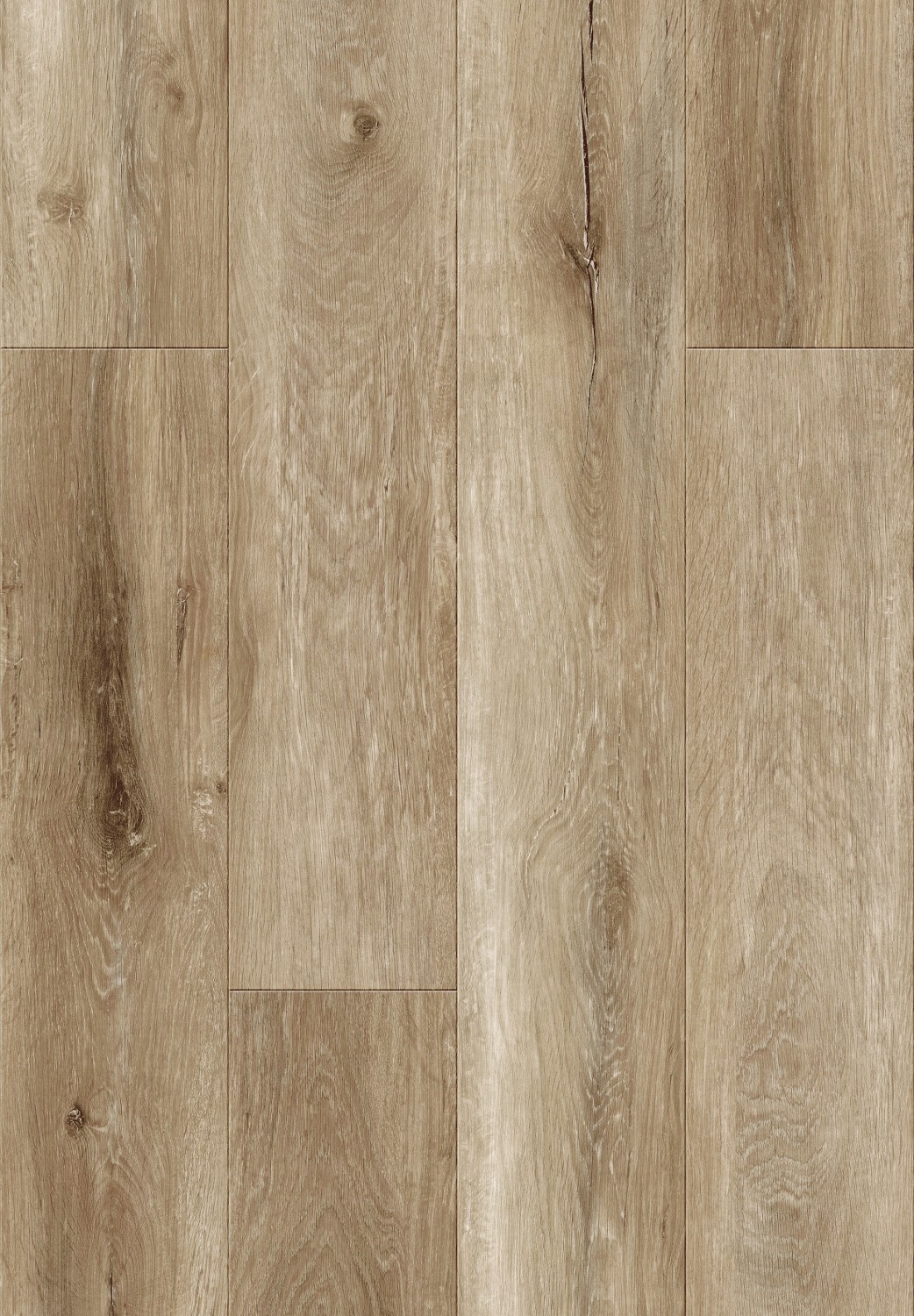 Mexen Long Creek plăci laminate vinilice 1240 x 182 mm SPC 6,5 mm, substrat IXPE 1,5 mm, 4 V-Fuga, Stejar - F1050-1240-182-505-4