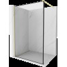 Mexen Kioto cabină de duș Walk-in 140 x 200 cm, model negru 8 mm, aurit - 800-140-101-55-70