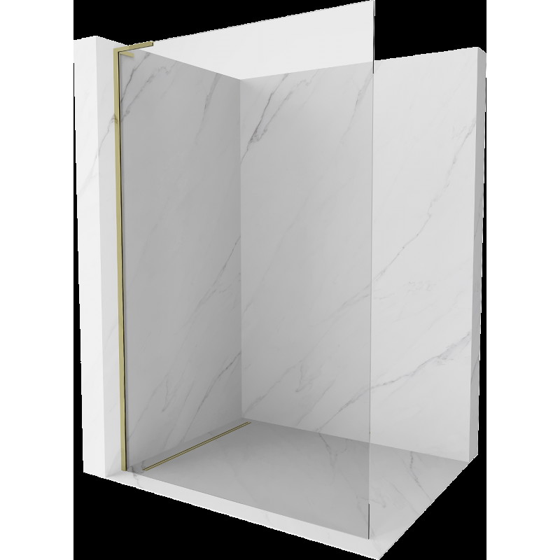 Mexen Kioto L perete de duș Walk-in 95 x 200 cm, transparent, aurie - 800-095-103-50-00