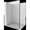 Mexen Kioto L paravan de duș Walk-in 90 x 200 cm, model negru, crom - 800-090-103-01-70