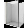 Mexen Kioto L panou de duș Walk-in 60 x 200 cm, model negru, finisaj auriu periat - 800-060-103-55-70