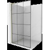 Mexen Kioto L perete de duș Walk-in 120 x 200 cm, model negru, aurie - 800-120-103-50-77