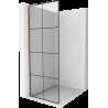 Mexen Kioto L perete duș Walk-in 70 x 200 cm, model negru, cupru periat - 800-070-103-65-77