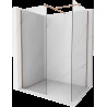 Mexen Kioto dușcabina Walk-in 105 x 90 cm, transparent, aur roz - 800-105-202-60-00-090