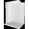 Mexen Kioto perete de duș freestanding 145 x 30 x 30 cm, transparent, alb - 800-145-030-222-20-00-030