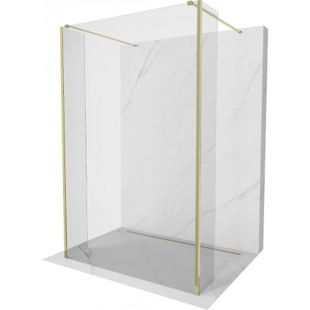 Mexen Kioto perete dus transparent 155 x 30 x 30 cm, aurie - 800-155-030-222-50-00-030