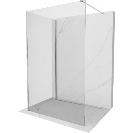 Mexen Kioto perete dus Walk-in 90 x 70 cm, transparent, crom - 800-090-212-01-00-070