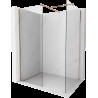 Mexen Kioto panou de duş Walk-in 105 x 80 cm, transparent, cupru periat - 800-105-202-65-00-080