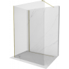 Mexen Kioto paravan de duș Walk-in 90 x 70 cm, transparent, aurie - 800-090-212-50-00-070