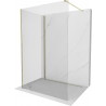 Mexen Kioto perete dus Walk-in 130 x 85 cm, transparent, aurie - 800-130-212-50-00-085