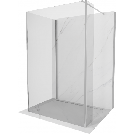 Mexen Kioto panou de duș Walk-in 90 x 85 x 30 cm, transparent, crom - 800-090-085-221-01-00-030