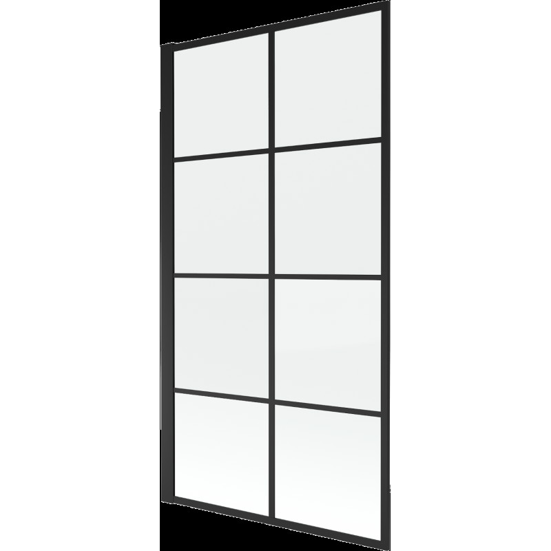 Mexen Alex paravan cadă 1-aripă80 x 140 cm, Model negru fix- 893-080-000-70-77