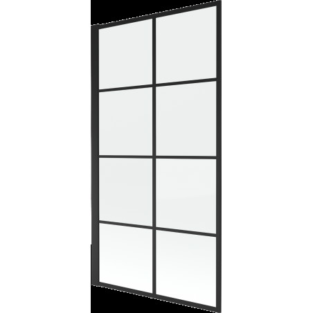 Mexen Alex paravan cadă 1-aripă80 x 140 cm, Model negru fix- 893-080-000-70-77