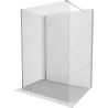 Mexen Kioto perete walk-in 125 x 100 cm, transparent, nichel periat - 800-125-212-97-00-100