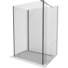 Mexen Kioto perete de duș Walk-in 100 x 75 x 30 cm, transparent, negru - 800-100-075-221-70-00-030