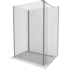 Mexen Kioto panou duș Walk-in 135 x 70 x 30 cm, transparent, gun metal - 800-135-070-221-95-00-030