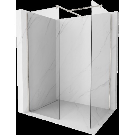 Mexen Kioto perete walk-in 105 x 70 cm, transparent, nichel periat - 800-105-202-97-00-070