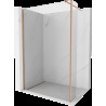 Mexen Kioto perete de duș Walk-in 90 x 30 cm, transparent, cu cupru periat - 800-090-212-65-00-030