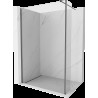 Mexen Kioto perete duș Walk-in 95 x 30 cm, transparent, gri cu efect de satinare - 800-095-212-66-00-030