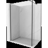 Mexen Kioto panou de duș Walk-in 100 x 30 cm, transparent, negru - 800-100-212-70-00-030