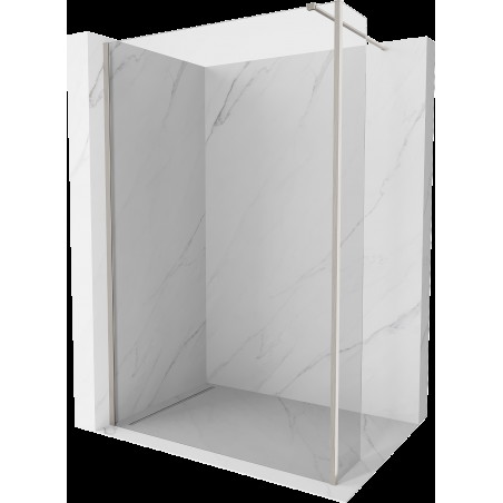 Mexen Kioto panou de duş Walk-in 95 x 30 cm, transparent, nichel periat - 800-095-212-97-00-030