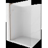 Mexen Kioto L perete de duș Walk-in 70 x 200 cm, transparent, aur roz - 800-070-103-60-09