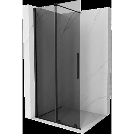 Mexen Velar perete de duș extensibil Walk-in 80 x 200 cm, grafit 8 mm, negru - 871-080-000-43-70