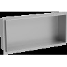 Mexen X-Wall-NR raft încastrat fără guler de mascare 45 x 20 cm, inox - 1911452010