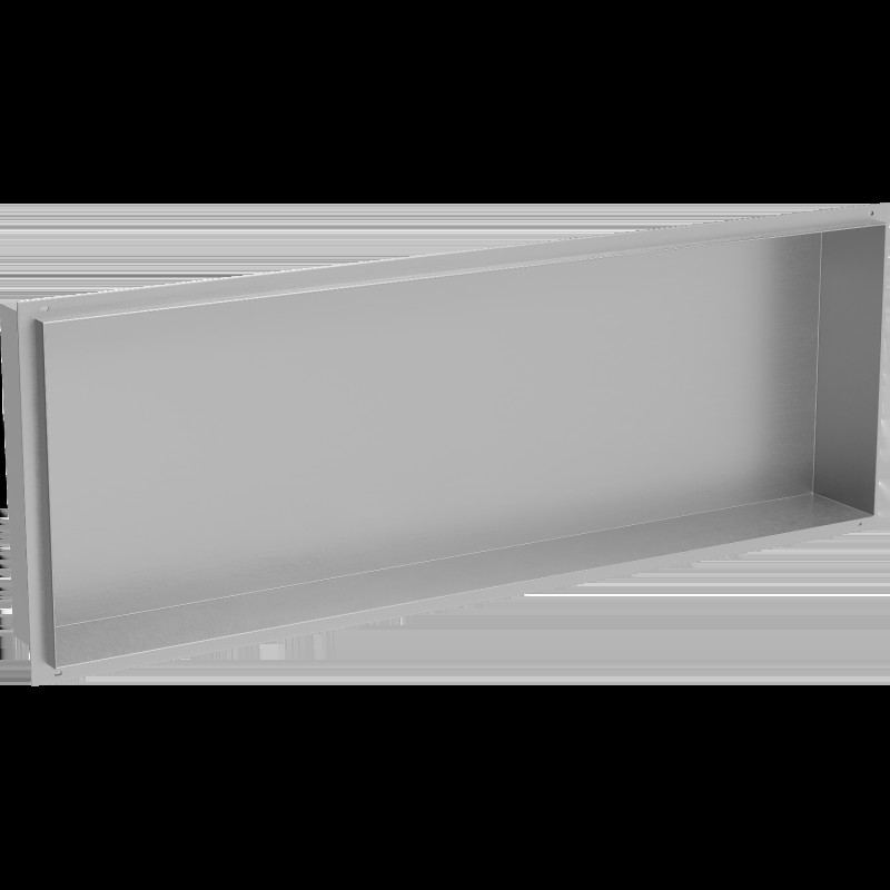 Mexen X-Wall-NR raft încastrat fără guler de mascare 90 x 30 cm, inox - 1911903010