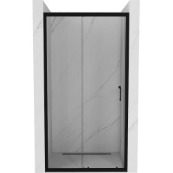 Mexen Apia ușă de duș culisantă 110 cm, transparent, Neagră - 845-110-000-70-00