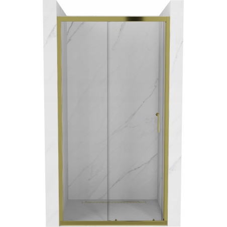 Mexen Apia ușă de duș culisantă 95 cm, transparent, Aurie - 845-095-000-50-00