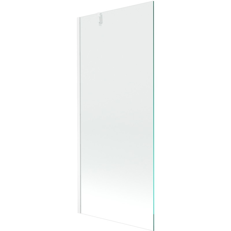 Mexen Next paravan cadă 1-aripă 80 x 150 cm, Transparent, Albă - 895-080-000-00-00-20